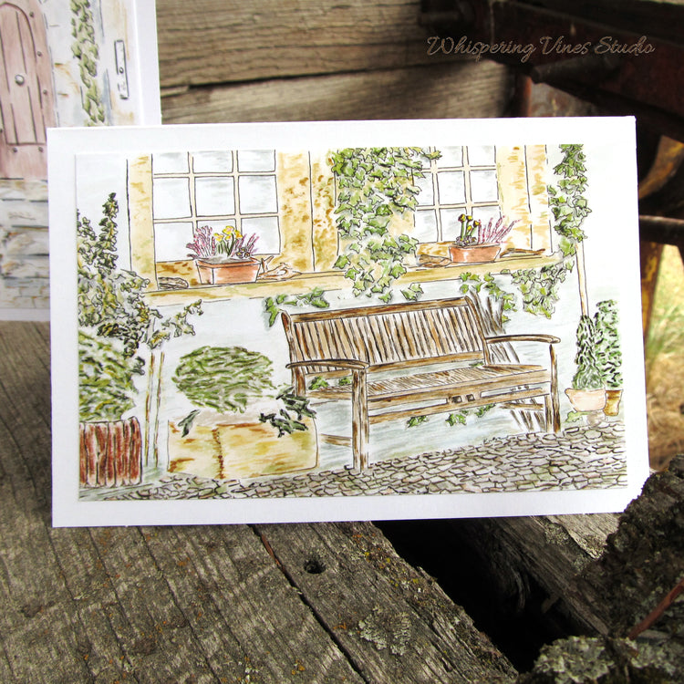 Italian Series Watercolor Print Note Cards: Blank Inside, Original Artwork, with Mailing Envelope